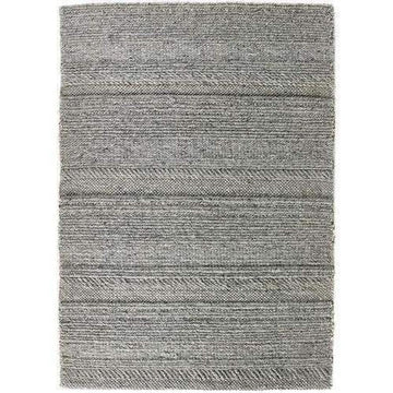 Chunky Knit Modern Plain Subtle Stipe Mottled Beaded Pebble Hand-Woven Textured Hi-Low Wool Flat-Pile Natural Rug-Origins-Rug Love - The Most Loved Rug Store